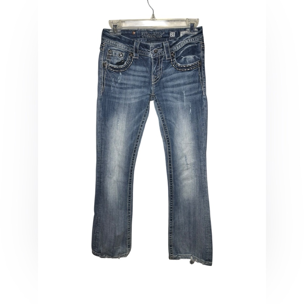 Miss Me JE8034BN Women's Blue Bootcut Jeans Size 25